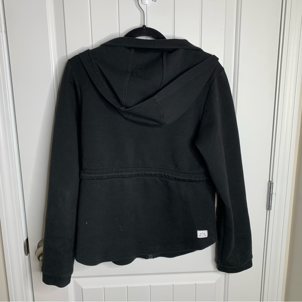 Varley Sofia Black Drawstring Full Zip Jacket Siz… - image 5